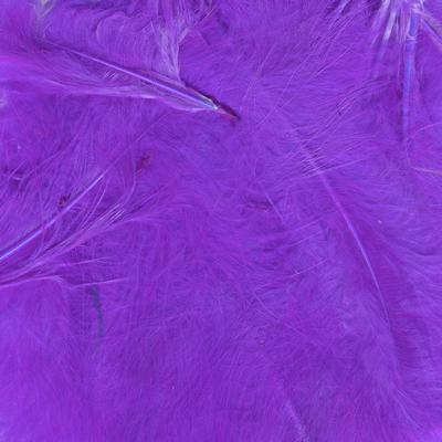 Eleganza Craft Marabout Feathers Mixed sizes 3inch-8inch 8g bag Purple No.36 - Accessories